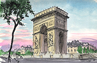 dessin paris